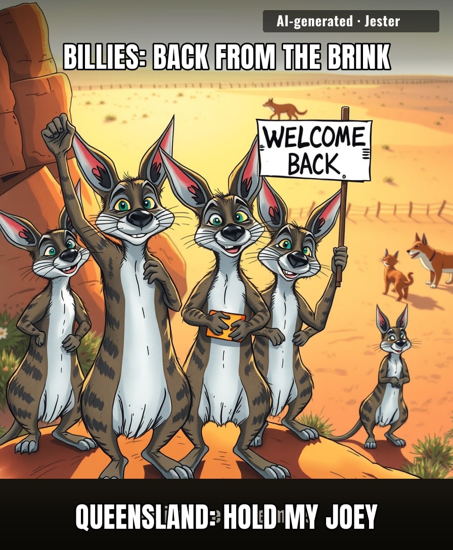 150 bilbies just got a second chance at life, and honestly, their real estate agent probably still charges more for a studio in Brisbane.