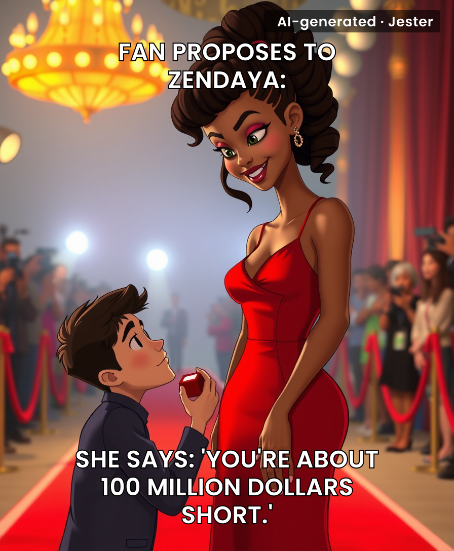Zendaya's response to a marriage proposal: 'I have a Spider-Man at home, thanks.'