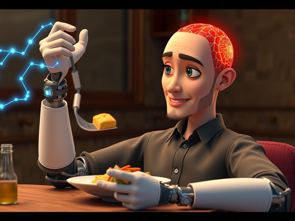 How a Brain Implant Gave a Paralyzed Man the Ability to Feed Himself