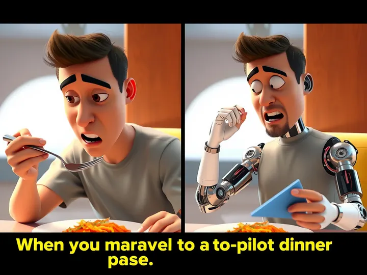 When your dinner plans are literally mind-blowing.