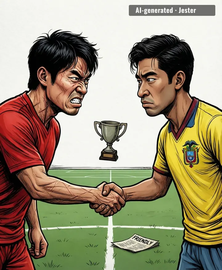 a friendly so meaningless the trophy is just a laminated screenshot