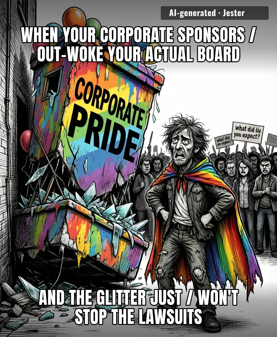 Pride has become that one family member who shows up to your house uninvited, screams at everyone, and then asks why nobody likes them anymore.