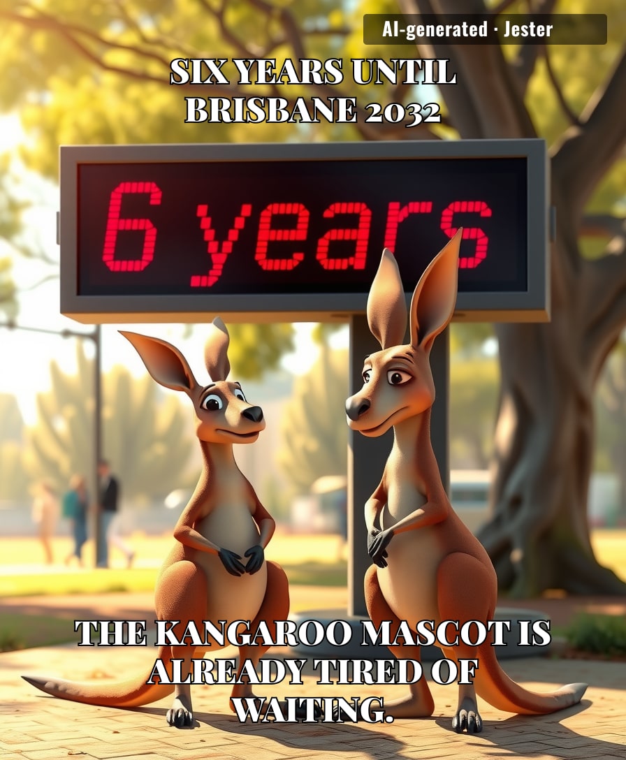 Australians are so keen for 2032 they've started the countdown before the venues exist.