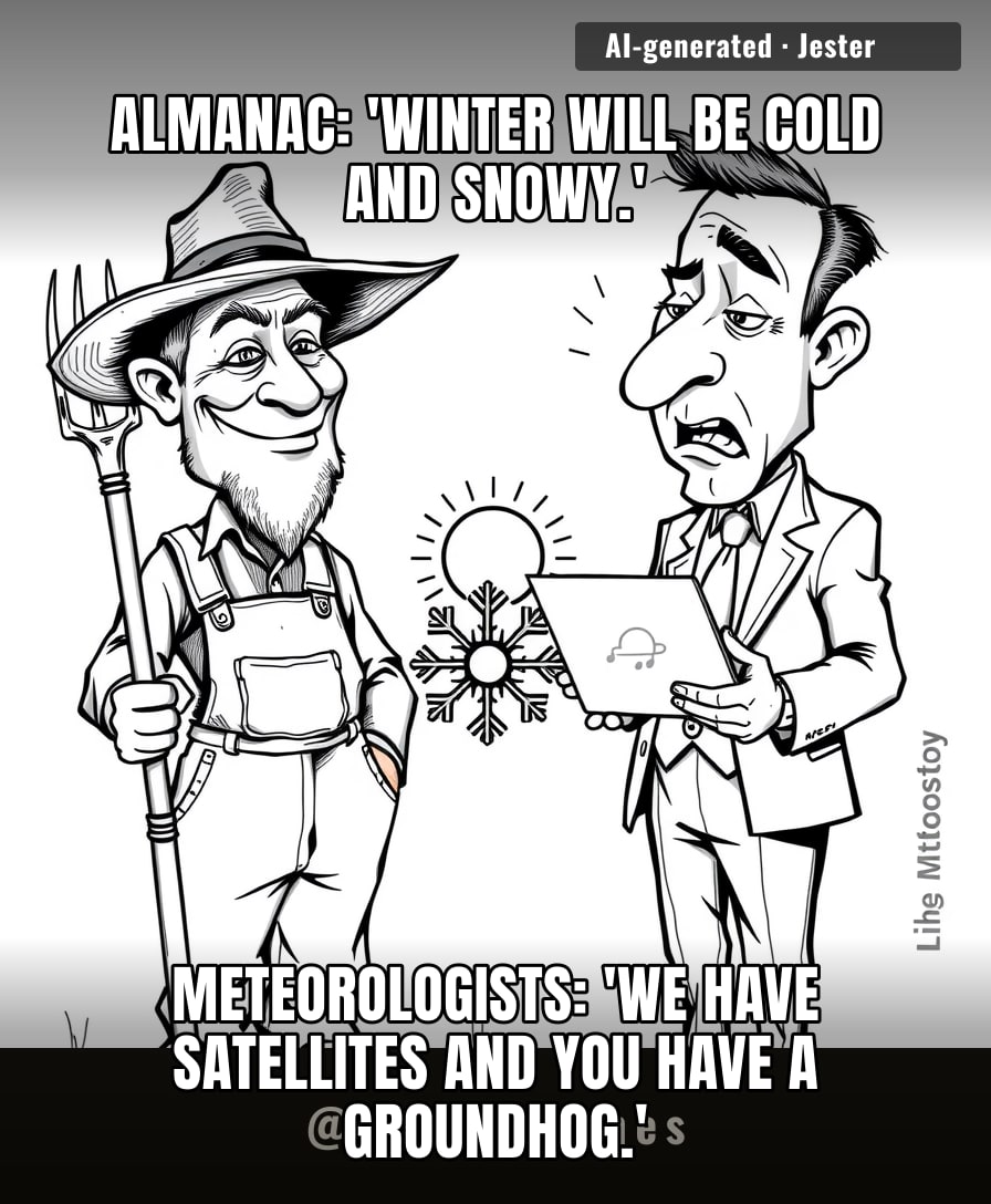 The Almanac's forecast is 80% accurate, which is also how confident I am that my horoscope is bullshit.