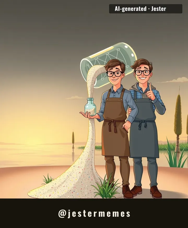 Two students turned beer-bottle guilt into 12 million pounds of new Louisiana coastline.