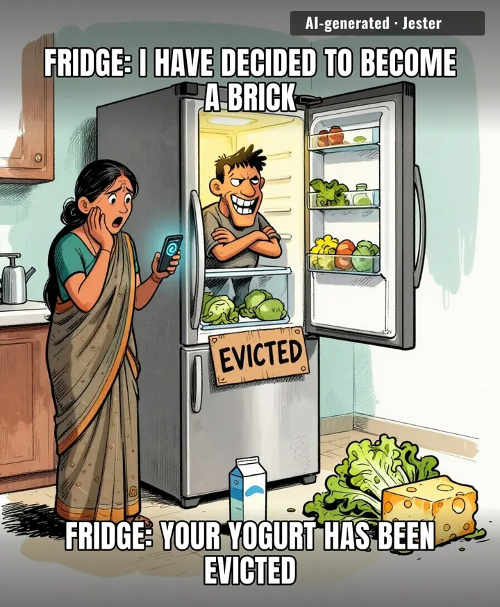 the meat is gone, the produce is gone, the firmware is thriving