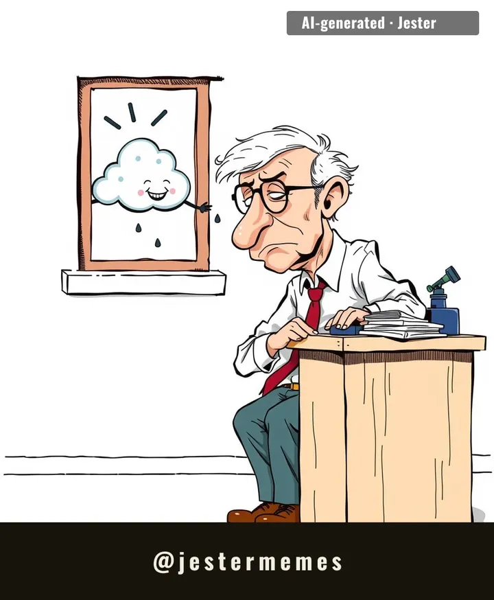 The Met Office just announced 34 areas will get rained on, which is like your doctor announcing you have 206 bones.