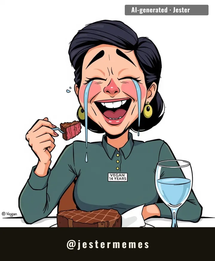 Fourteen years of discipline, undone by one bite of beef. That's not a cheat meal, that's a betrayal of the highest order.