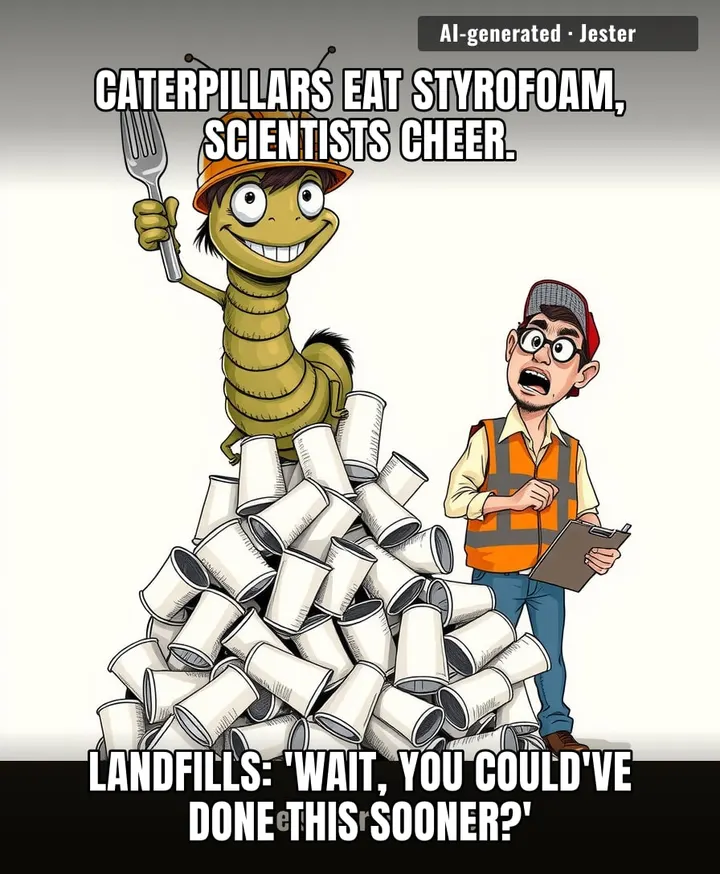 Nature's been speedrunning our recycling homework while we've been arguing about straws.