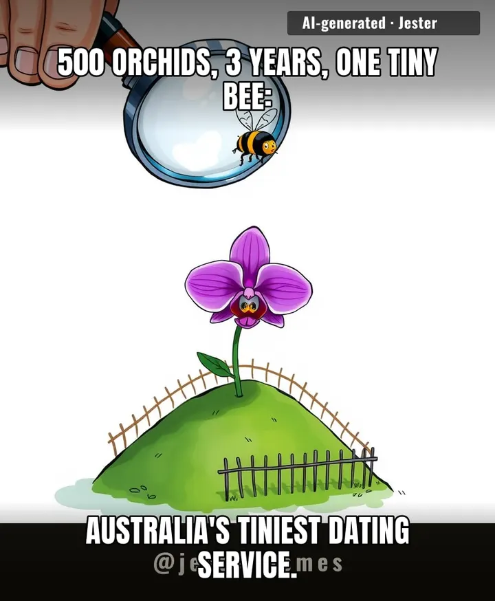 Scientists spent 3 years learning to grow a flower just so it could meet its one true bee.