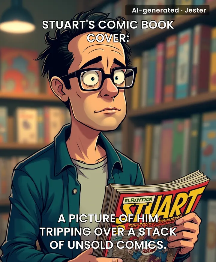 Nobody's surprised that the first comic book starring Stuart is about him failing — it's the only genre he's ever mastered.