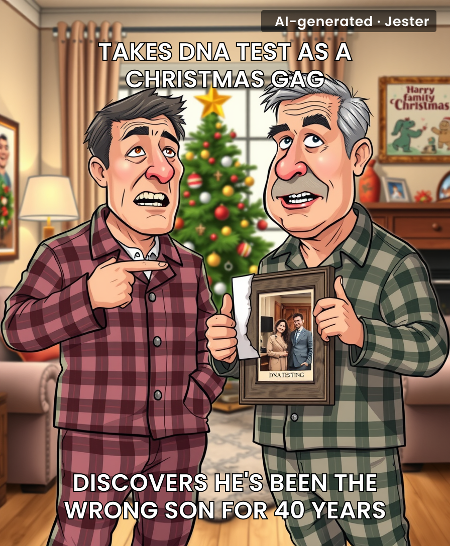 When your Christmas gift reveals you've been spending 40 years at the wrong Thanksgiving dinner.