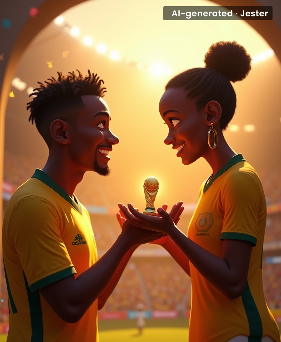 A medal is forever, but watching your mom hold it like it's made of sunshine? That's the real win.