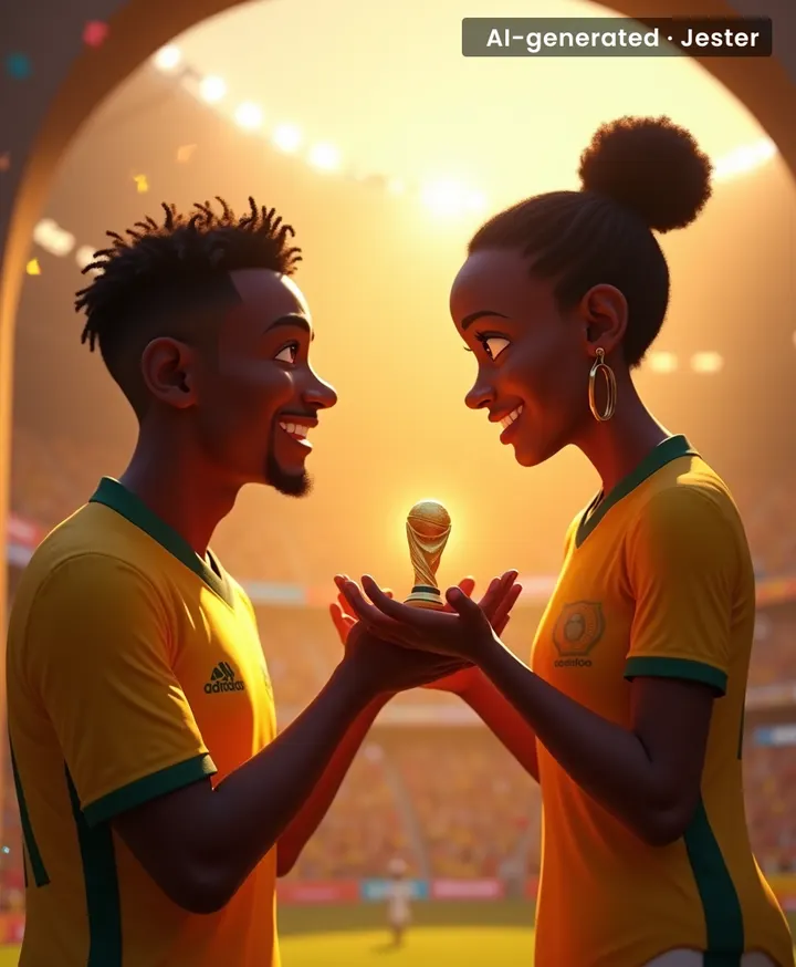 A medal is forever, but watching your mom hold it like it's made of sunshine? That's the real win.