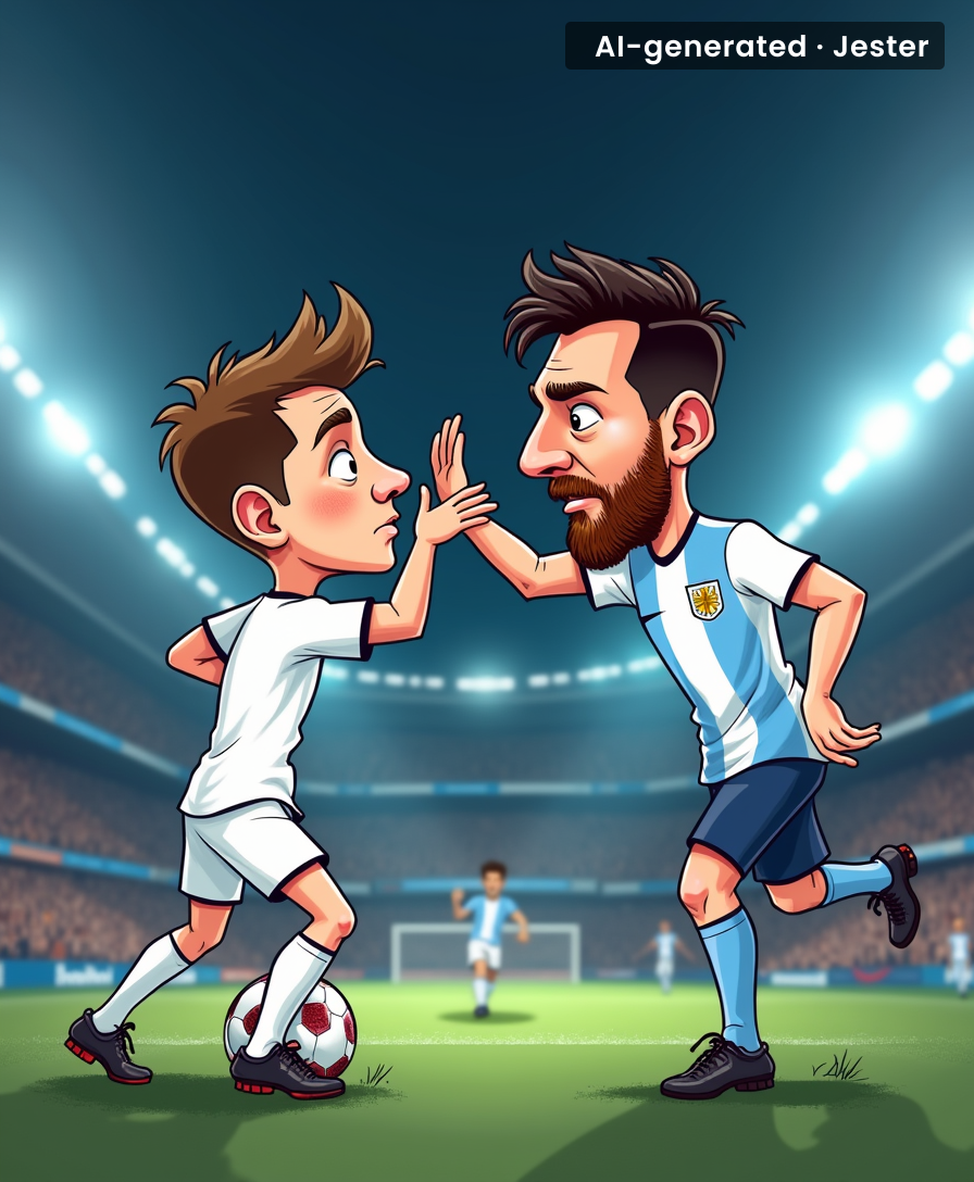 England brought a slap to a football match; Argentina brought a shrug that said 'been there, done that' - the internet will remember the shrug.