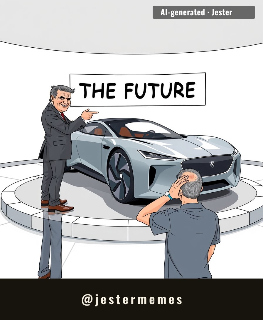 Jaguar's rebrand: the automotive equivalent of a guy who buys a leather jacket at 45.