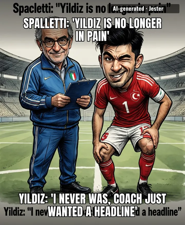Spalletti says Yildiz's knee is fine, which is exactly what you say when you just want to talk about beating Chelsea.