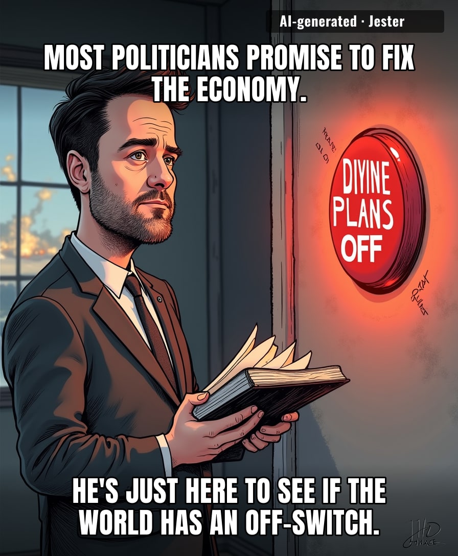 When your entire campaign strategy is basically just standing in the middle of a burning room and complaining that the fire isn't aesthetic enough.