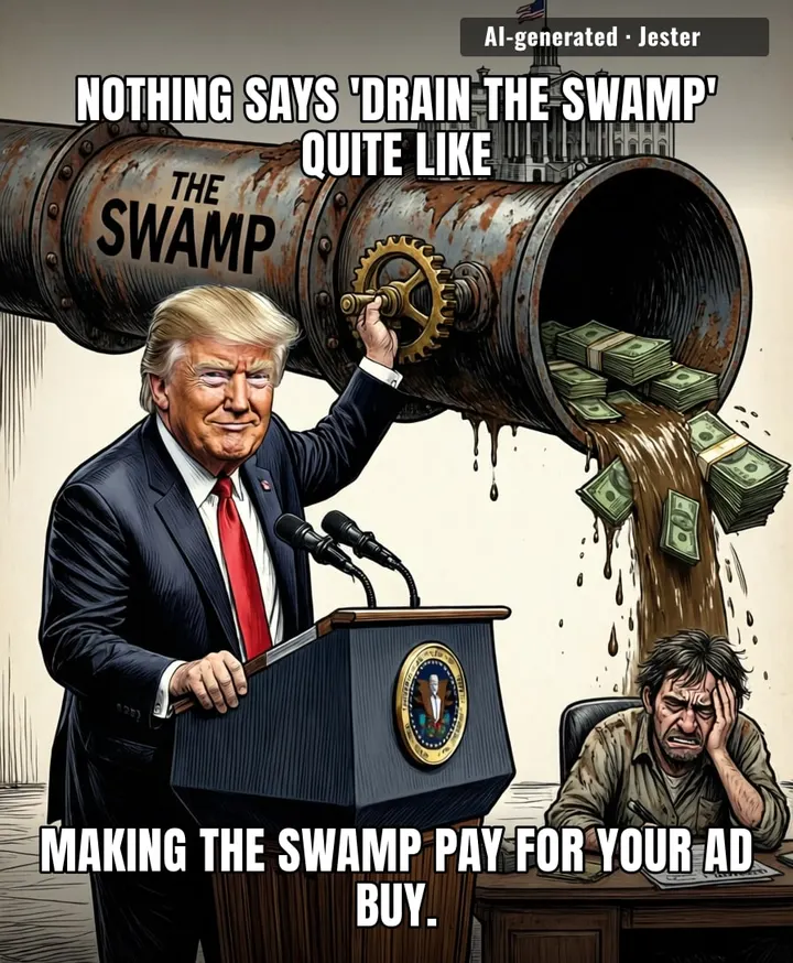 Finally, a tax-funded campaign where the candidate admits the government is a total scam.