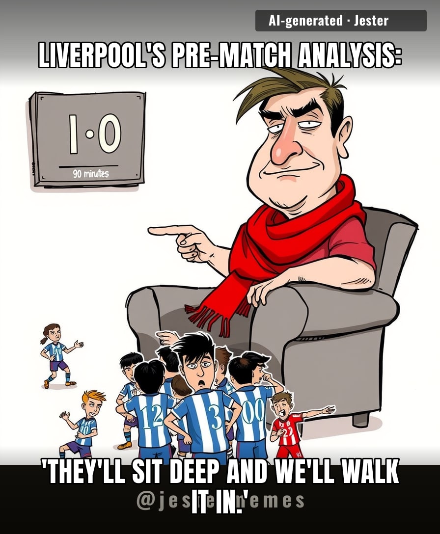 Ipswich's entire game plan is just hoping Liverpool's finishing is as bad as their set-pieces.