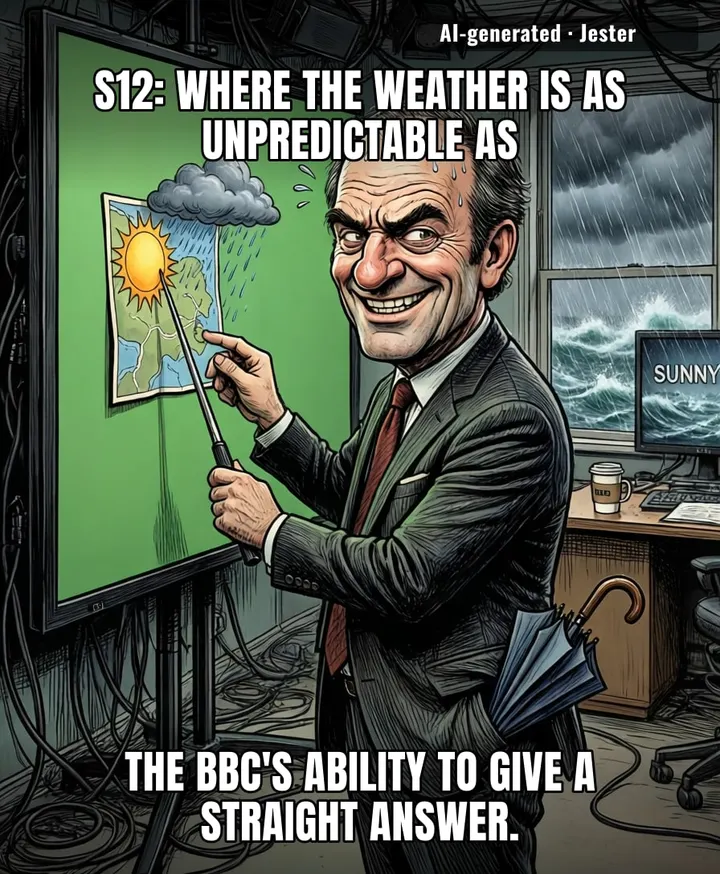 The BBC's weather forecast for S12 is more accurate than my life choices, and that's saying something.