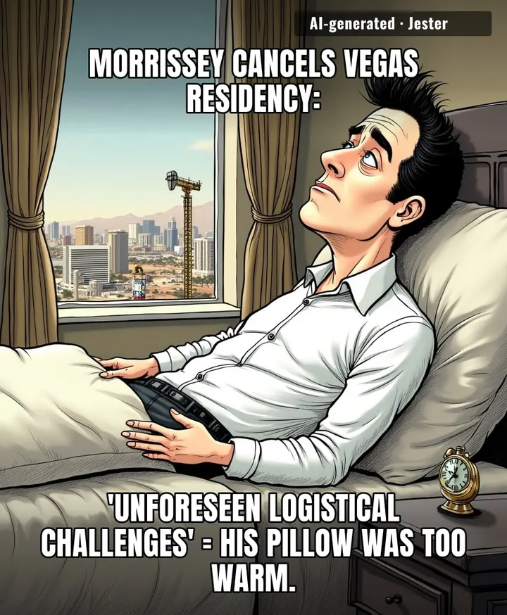 Morrissey's new album is just a 40-minute recording of him explaining why he can't tour.