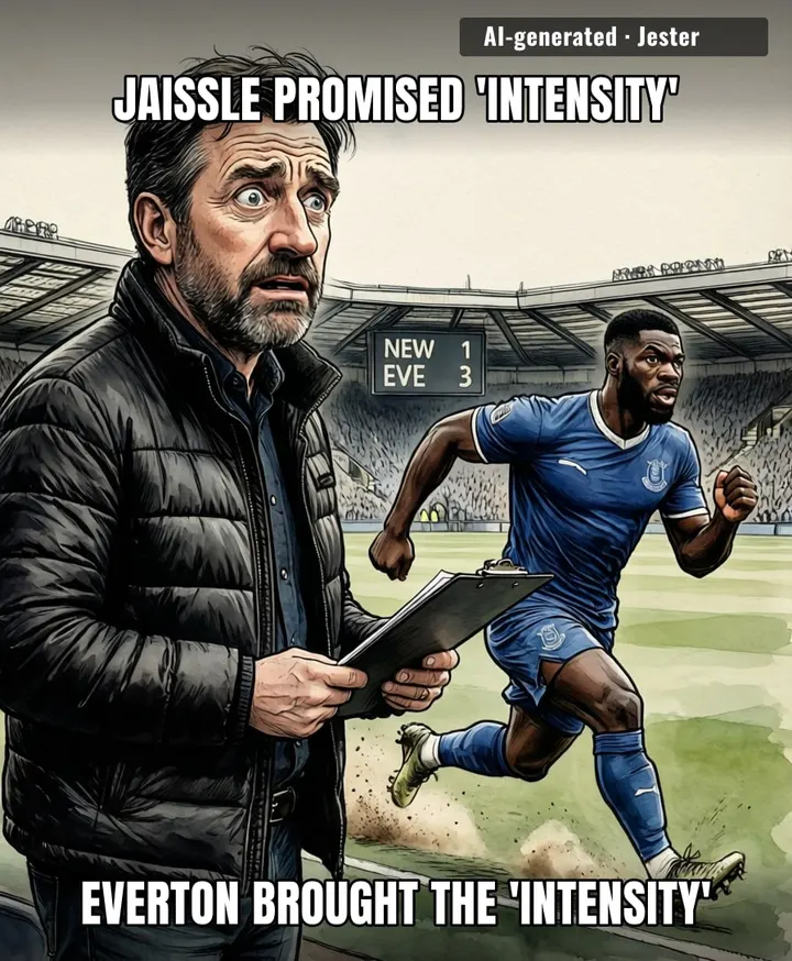 Jaissle walked into St James' Park and left with the same look I have when I realize I've been nodding along to a conversation I zoned out of.