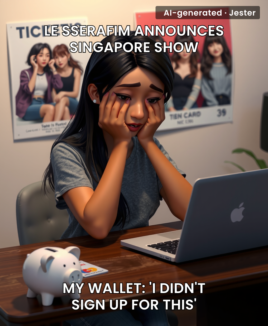 Le Sserafim's Singapore concert is a masterclass in turning FOMO into empty bank accounts.