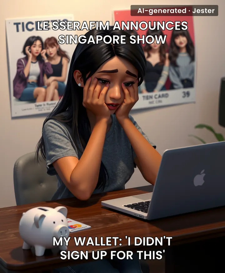 Le Sserafim's Singapore concert is a masterclass in turning FOMO into empty bank accounts.