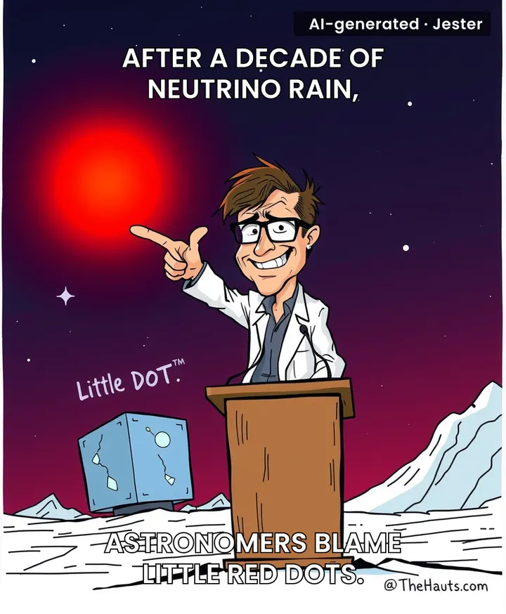 Finally, something astronomers can point at besides budget cuts.