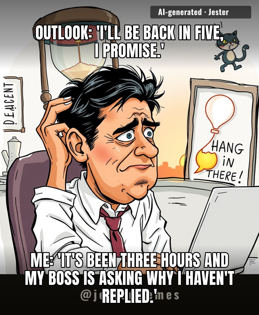 Somewhere, a CEO is discovering that his entire company's productivity just increased because email went down.