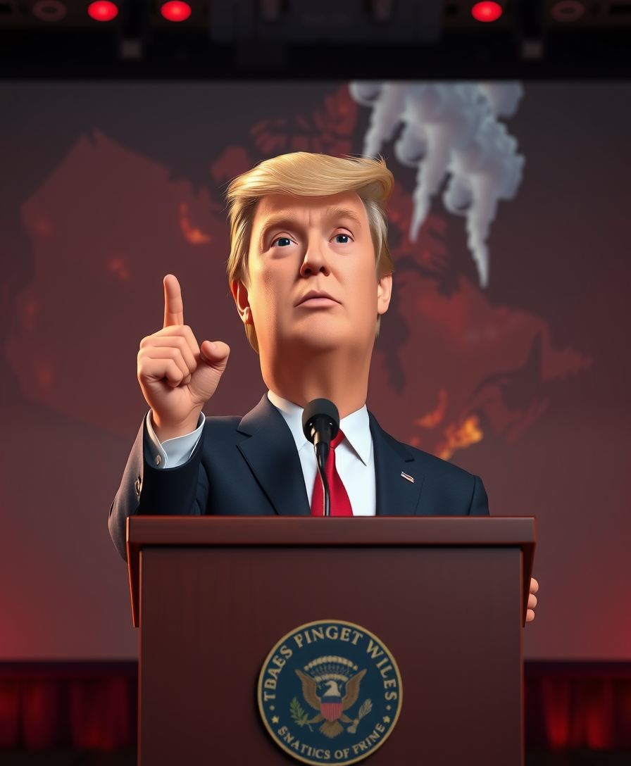 TRUMP THREATENS TARIFFS ON CANADA FOR THEIR WILDFIRE SMOKE