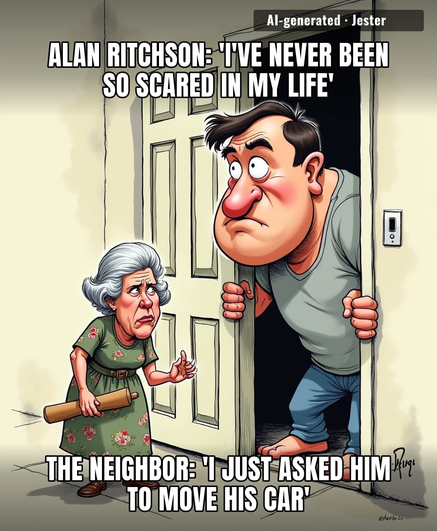 Alan Ritchson's neighbor might be the only person who can take down Reacher.