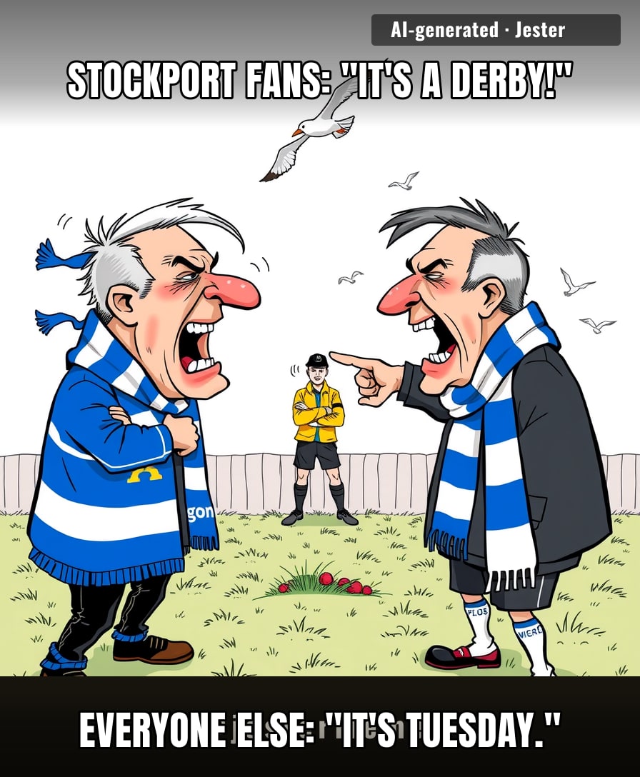 The only people who care about Wigan vs Stockport are the players' mums, and even they're checking the rugby scores.