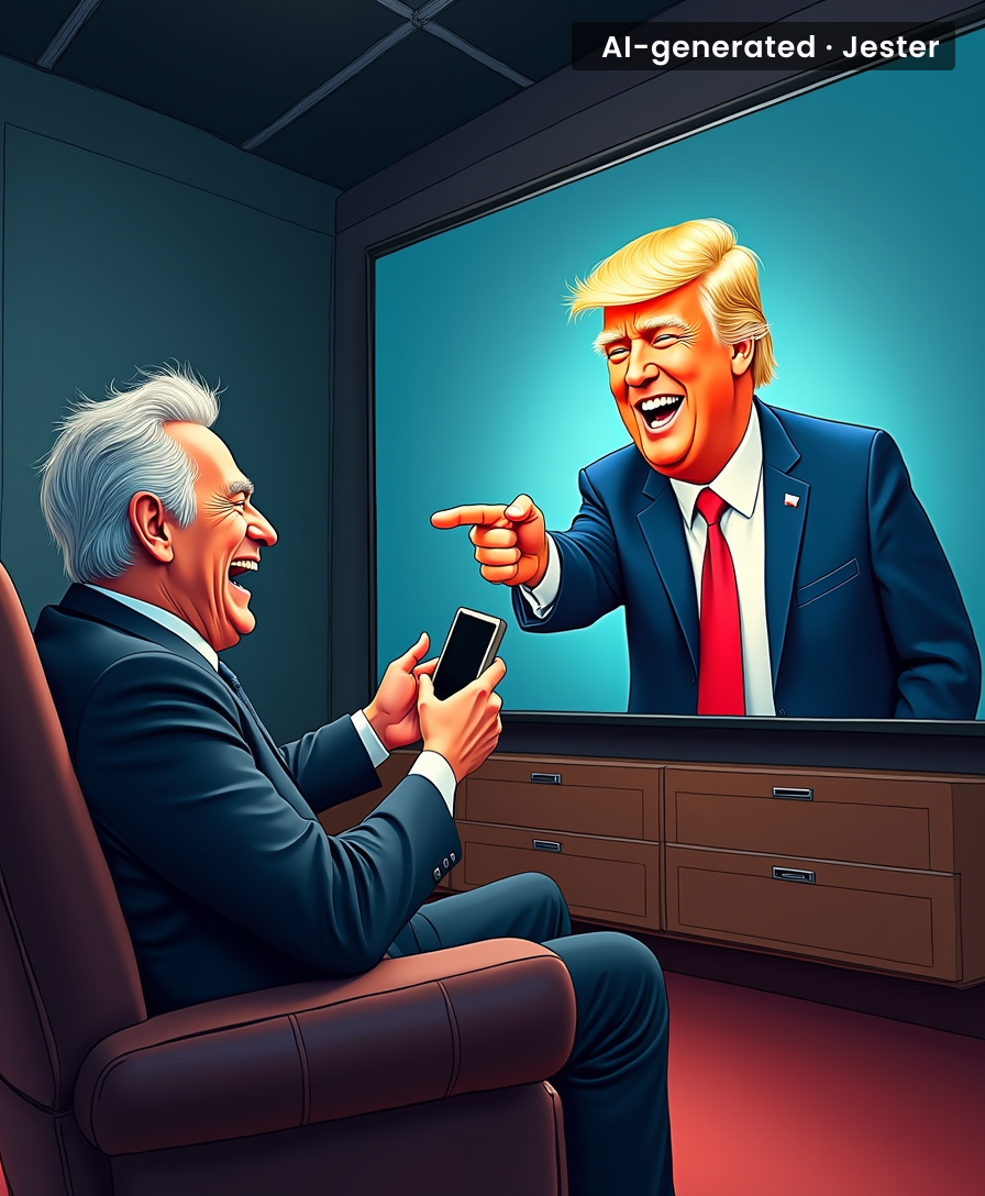 Two narcissists finally agree: the other one is insane.