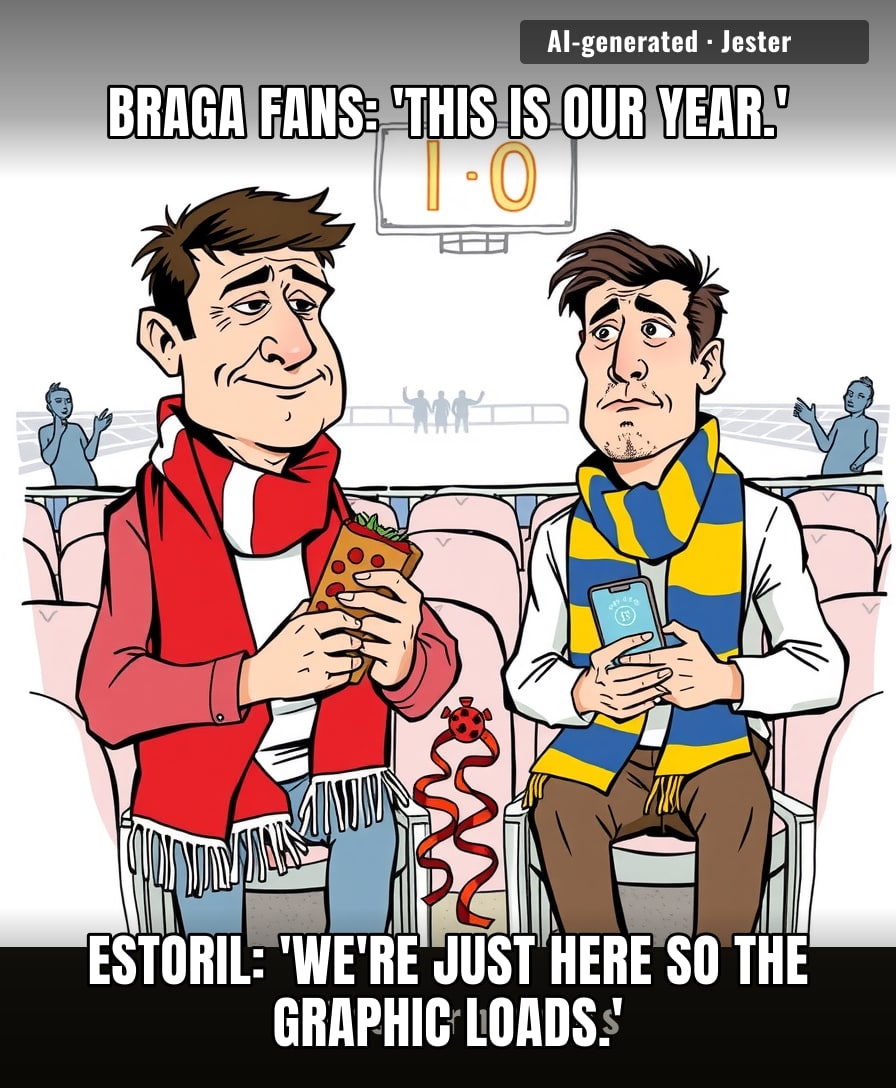 Braga vs Estoril: the only matchup where both sets of fans lose, because neither can find it on TV.