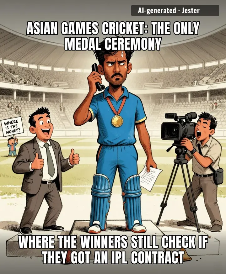 a gold medal for a sport nobody watched before 2007 and will forget by Thursday