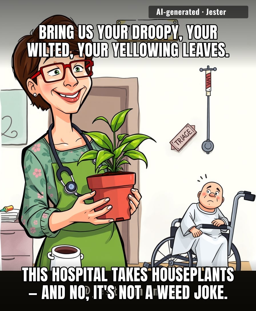 Finally, a hospital where the patients are too polite to complain.