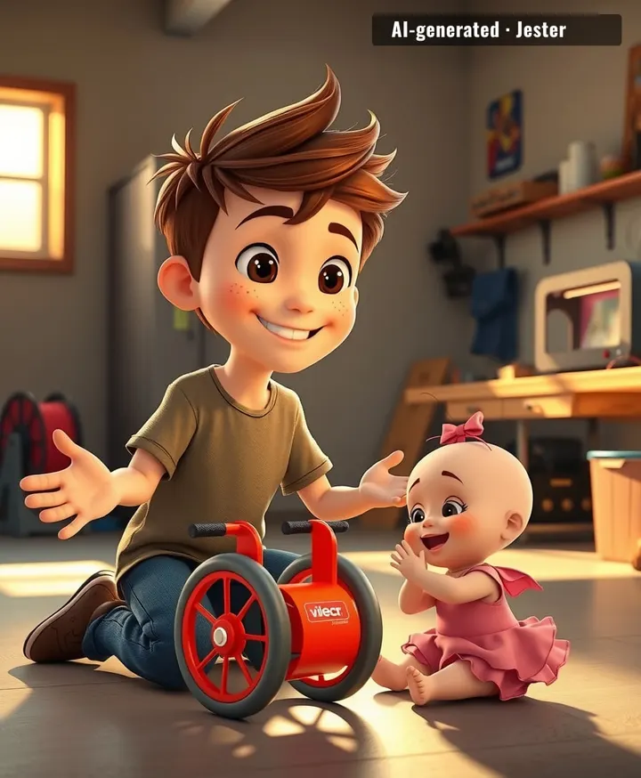 Zac spent more time on this wheelchair than most of us spend on our New Year's resolutions.