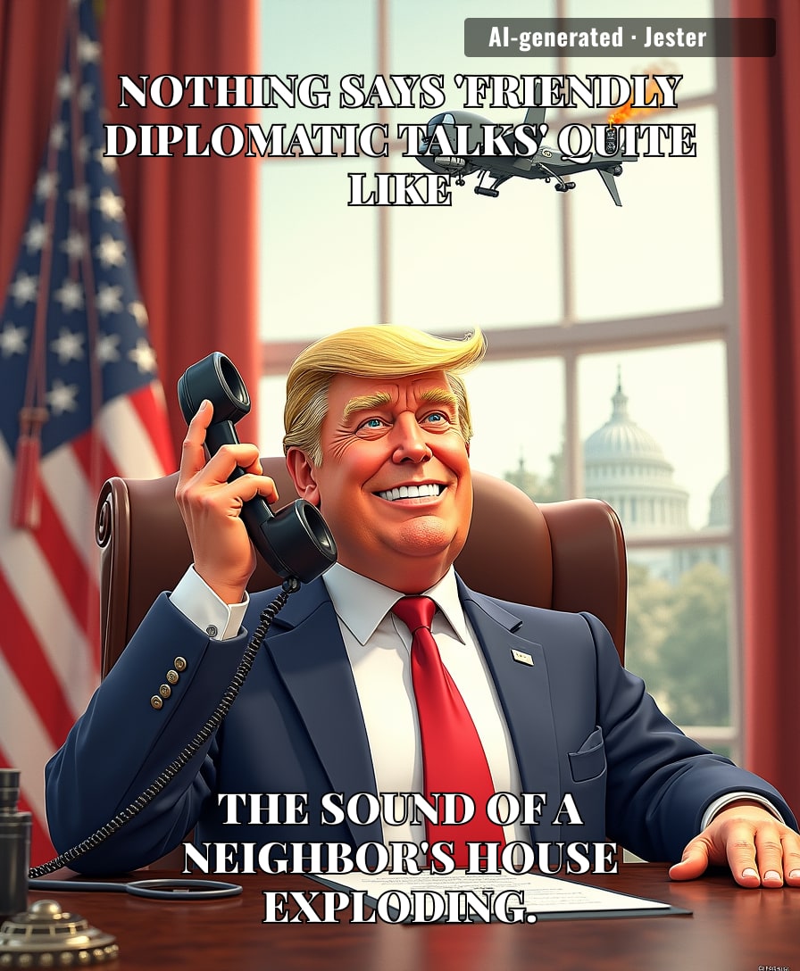 Donald Trump’s definition of a successful meeting is just the other person not being currently dead.