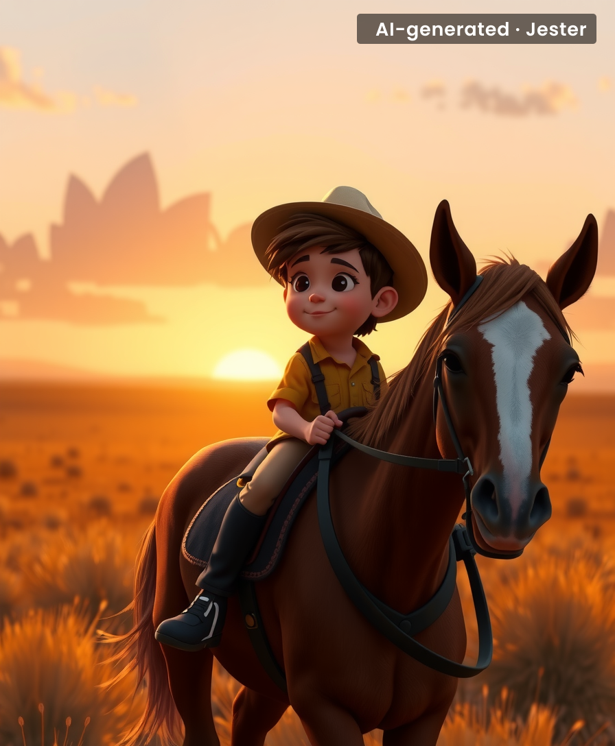 When your 'reward' for running the family farm is a 600-mile horse ride – and you make the front page.