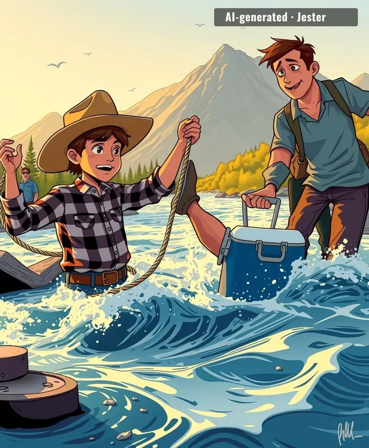 Jory Thomas spent the summer roping dummies — until a real drowning man needed the real thing.