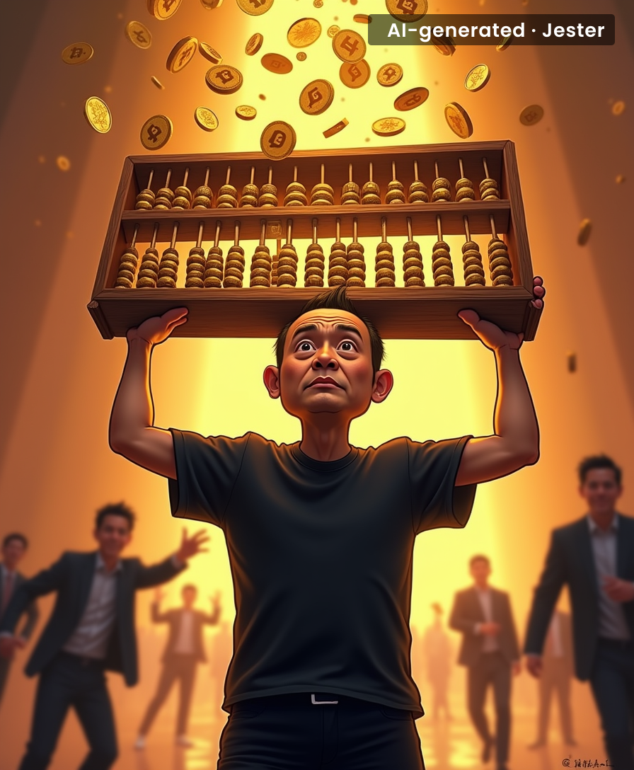 Jack Ma finally got his wallet back from Beijing, so now he can buy more tea.