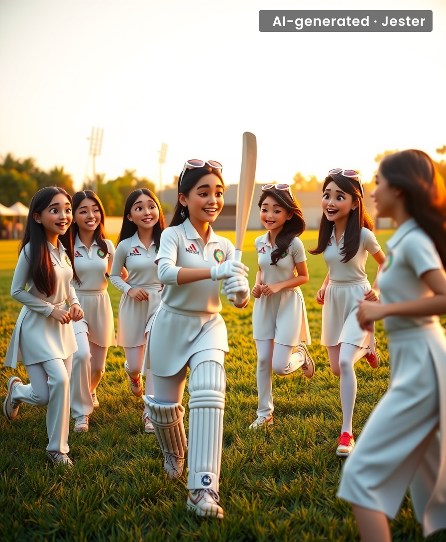 Their courage hit more runs than any cricket shot.