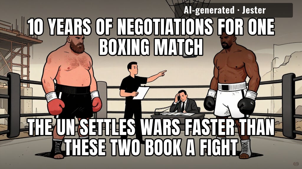 Fury fought Wilder 3 times, Usyk twice, and Joshua still needed a decade to sign on the dotted line.