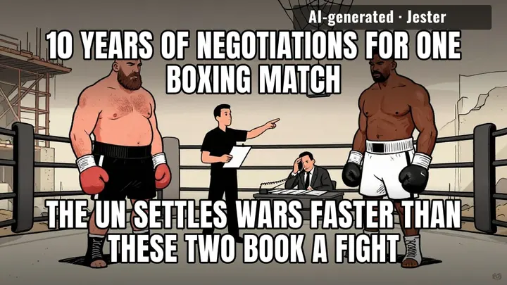 Fury fought Wilder 3 times, Usyk twice, and Joshua still needed a decade to sign on the dotted line.