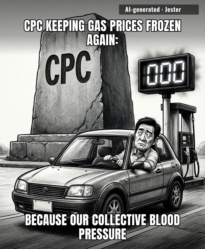 The government is treating our fuel prices like a long-running TV mystery series where nothing happens until the season finale.