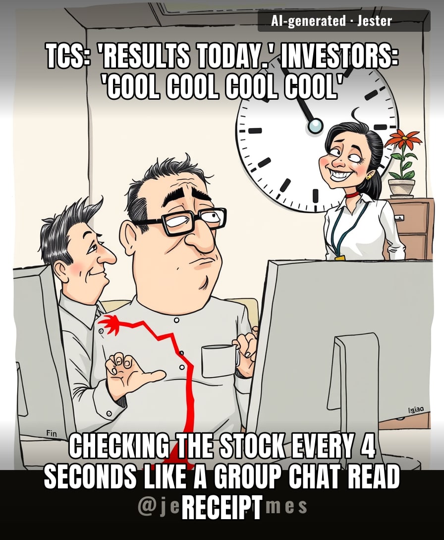 the stock fell 34% and everyone's asking if this quarter can 'calm investors' like investors are a toddler and TCS is the iPad