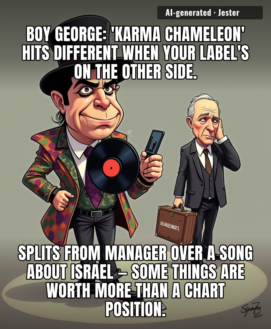 Boy George just proved that even a chameleon has a breaking point — especially when it comes to who you're backing.