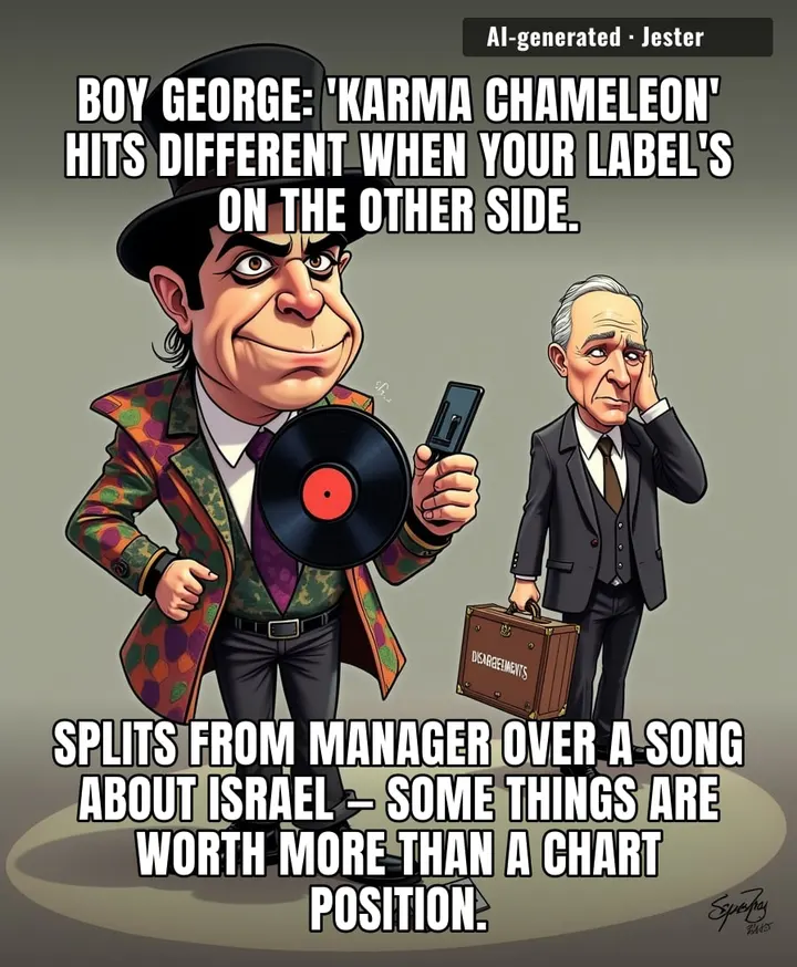 Boy George just proved that even a chameleon has a breaking point — especially when it comes to who you're backing.